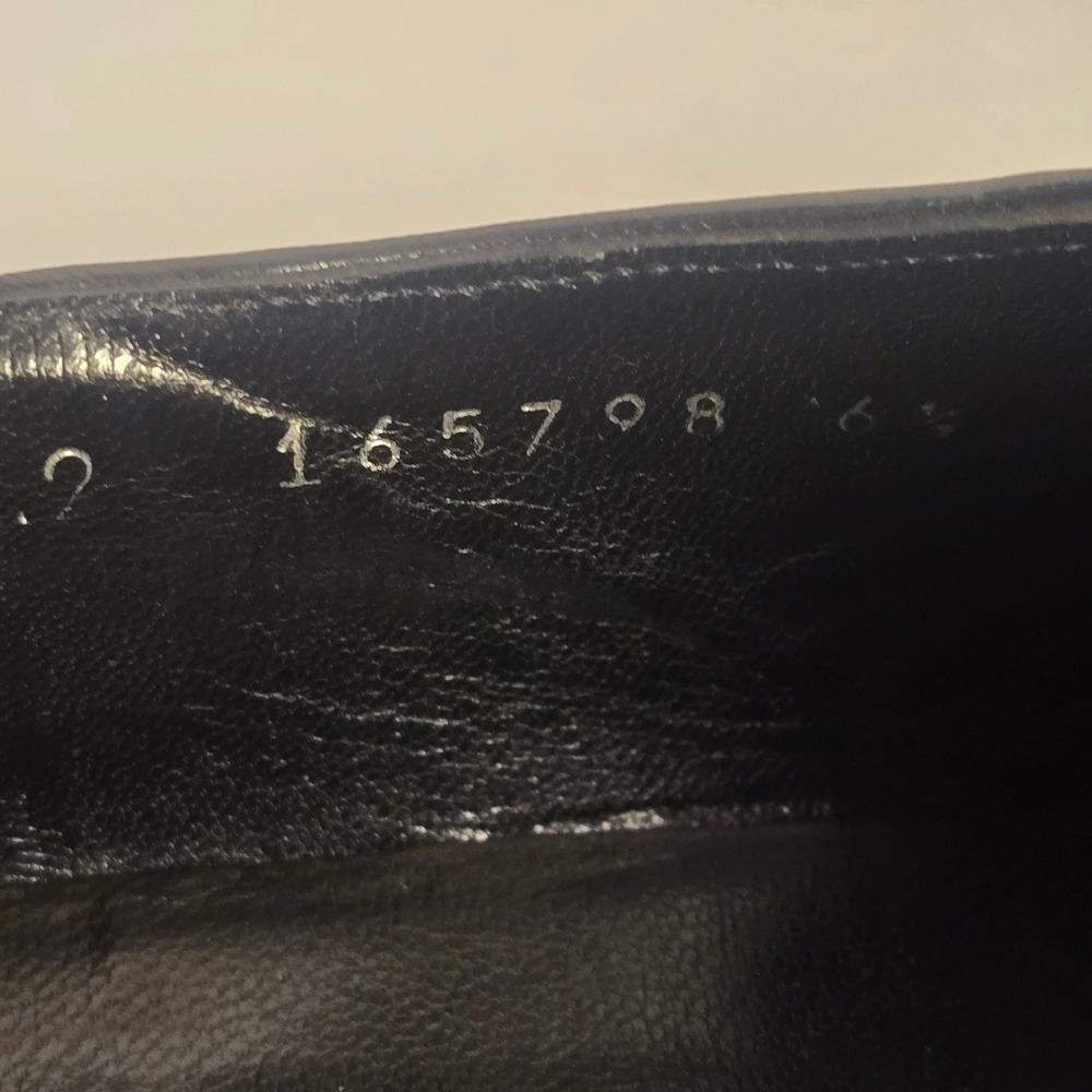 Stephane Kelian Paris Black Woven Leather Monk Strap Shoes Made in France 6.5 - Picture 10 of 14
